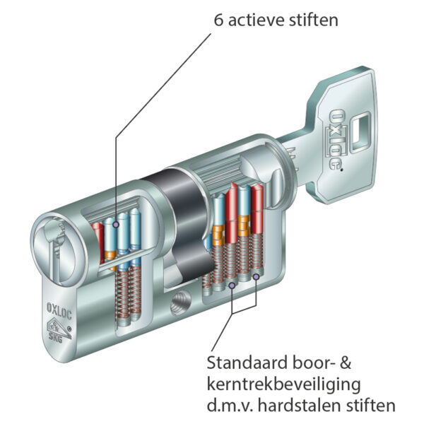 SKG** Knopcilinder Oxloc o5 - Afbeelding 3