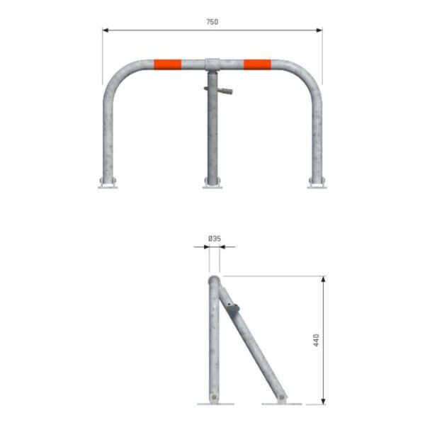 Secupost Antiparkeer 000.12 - Afbeelding 2